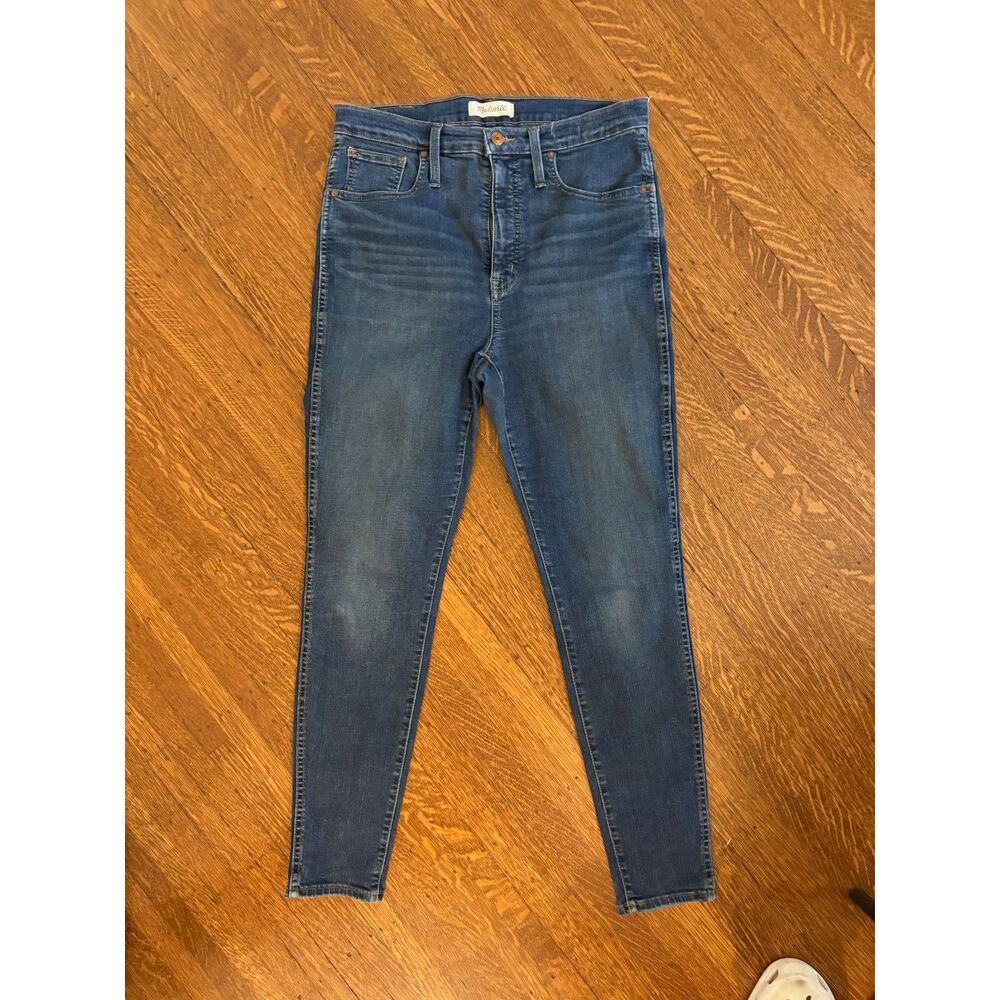 Madewell High Rise Skinny Jeans Medium Wash Stretch Denim Women's Size  EU 30